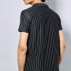 Old Money Black Pinstripe T-Shirt